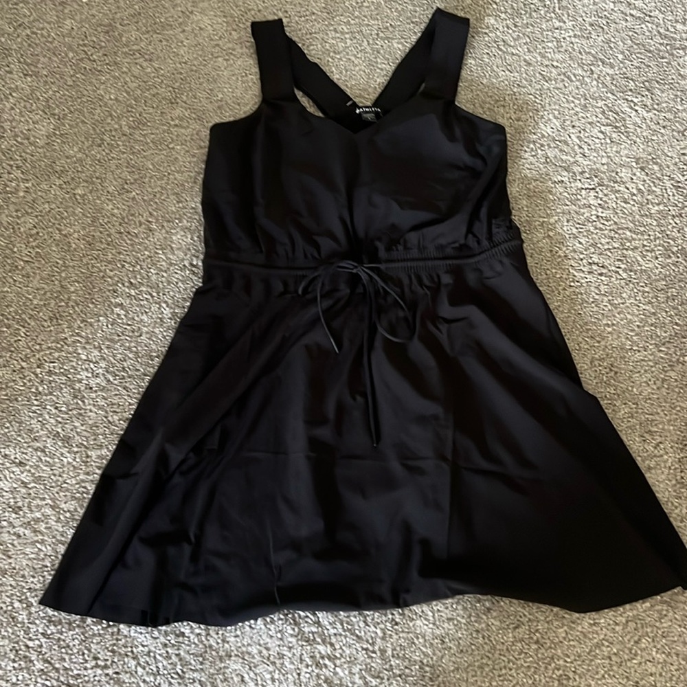 Athleta Black On the go Dress